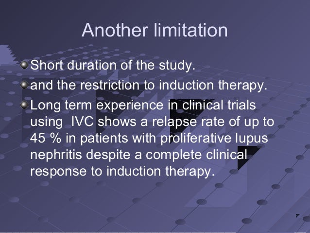 Cytoxan Infusion For Lupus