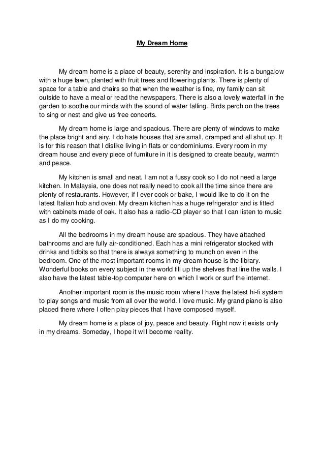 dream career essay