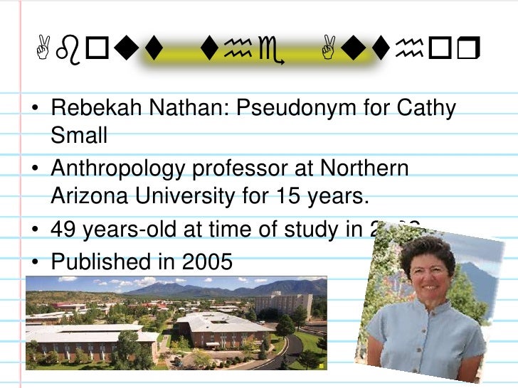 my freshman year rebekah nathan In my freshman year rebekah nathan discusses the community and diversity of college students on campus she concludes that besides ra’s, students in the dorms don’t really try to socialize with one another. my freshman year rebekah nathan In my freshman year rebekah nathan discusses the community and diversity of college students on campus she concludes that besides ra’s, students in the dorms don’t really try to socialize with one another.
