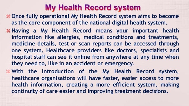 patient rights access to medical records ehr full form in medical