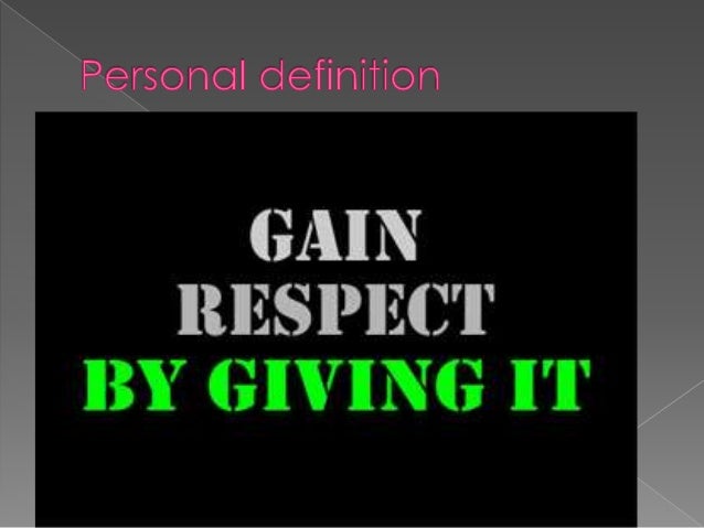 Respect Essays