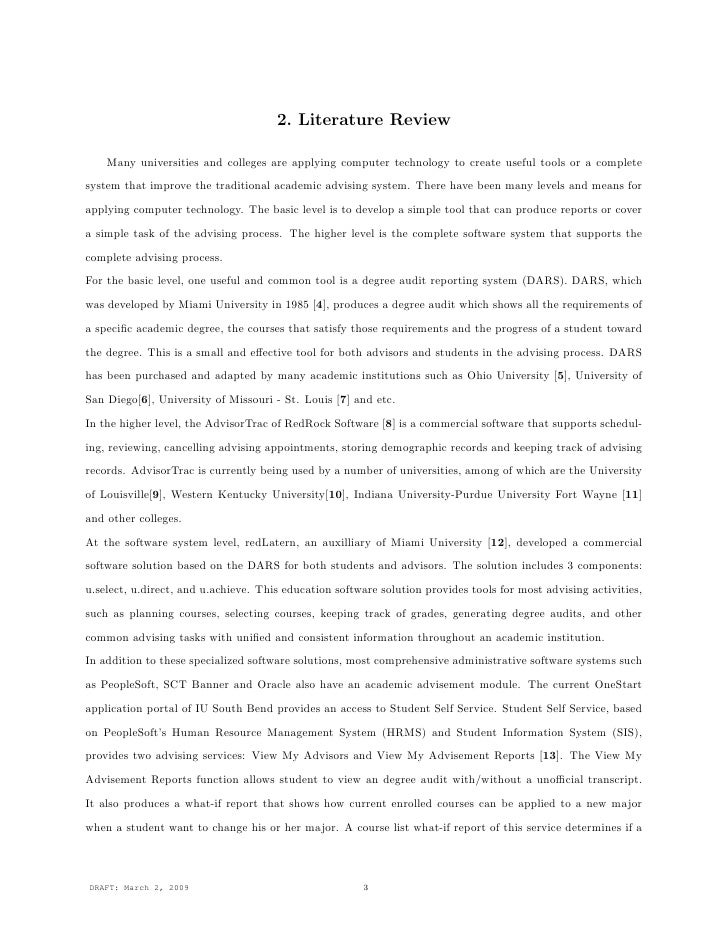 Online information system thesis proposal