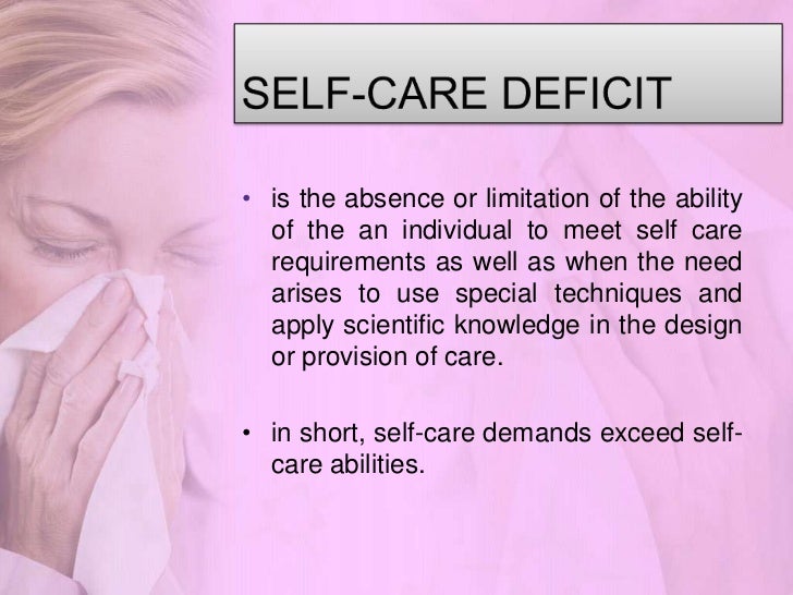 N207 self care deficit blog