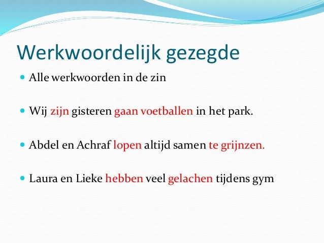 Naamwoordelijk gezegde