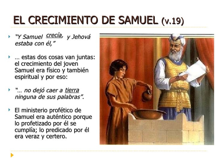 Nacimiento y primeras tareas de samuel