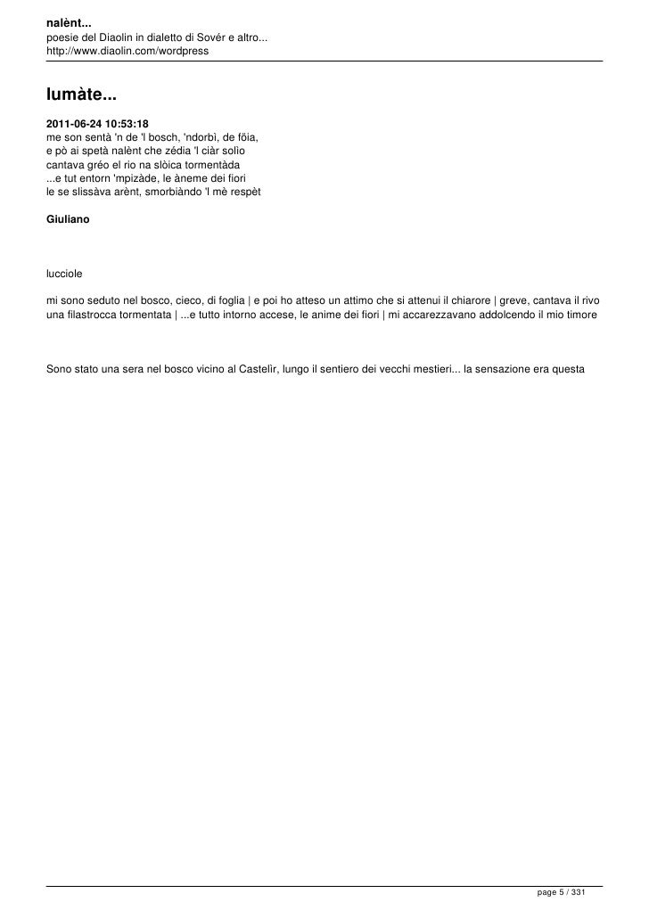 poesia matrimonio dialetto trentino