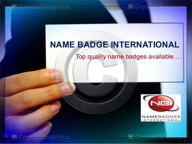 Design Your Own Name Tag