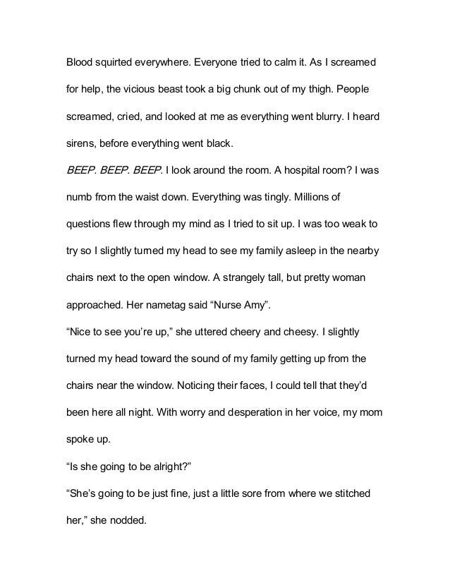 Narrative essay about my dog