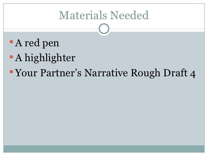 narrative essay rough draft narrative essay rough draft