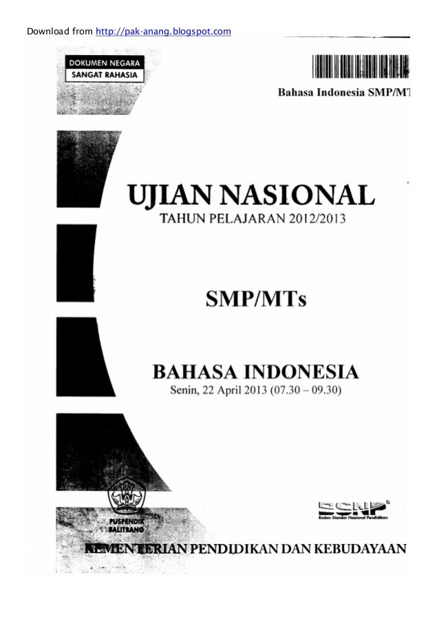 un smp un smp tahun 2013 badan standardisasi nasional pendidikan