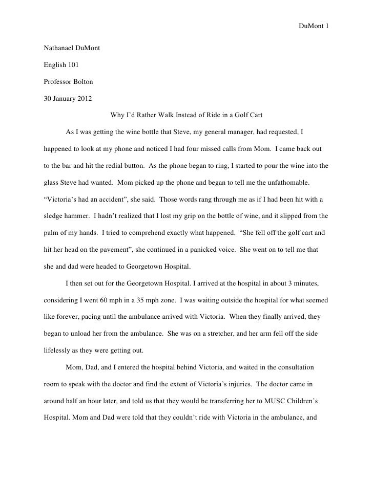 Narrative essay for sale