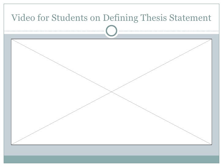 Sample thesis statements for national history day projects