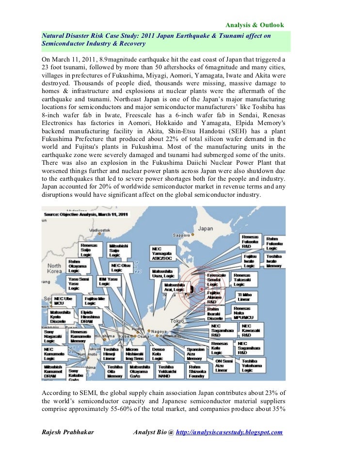 case study of japan nuclear disaster 2011