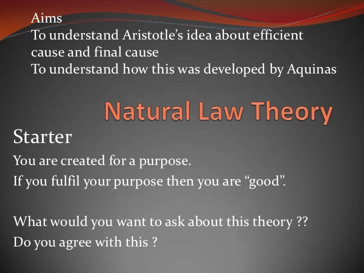 Jurisprudence essays natural law