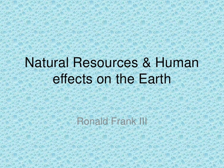 Natural resource resume