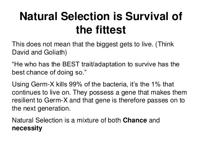 What Does Natural Selection Mean In Science What Does Natural Selection Mean In Science