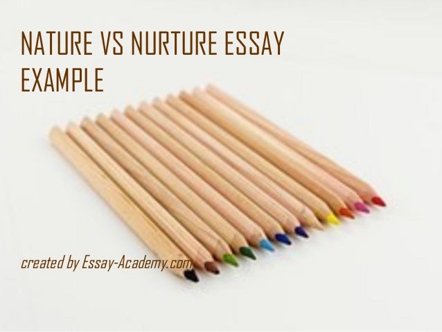 Nature nurture essay questions