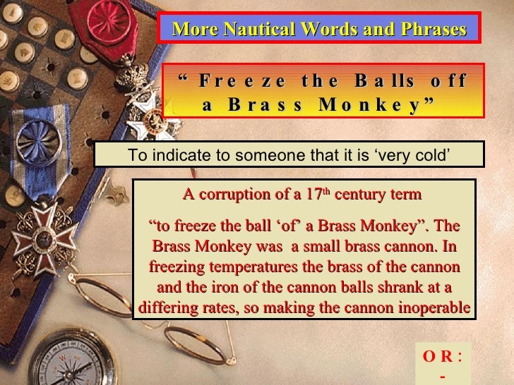 nautical words and sayings