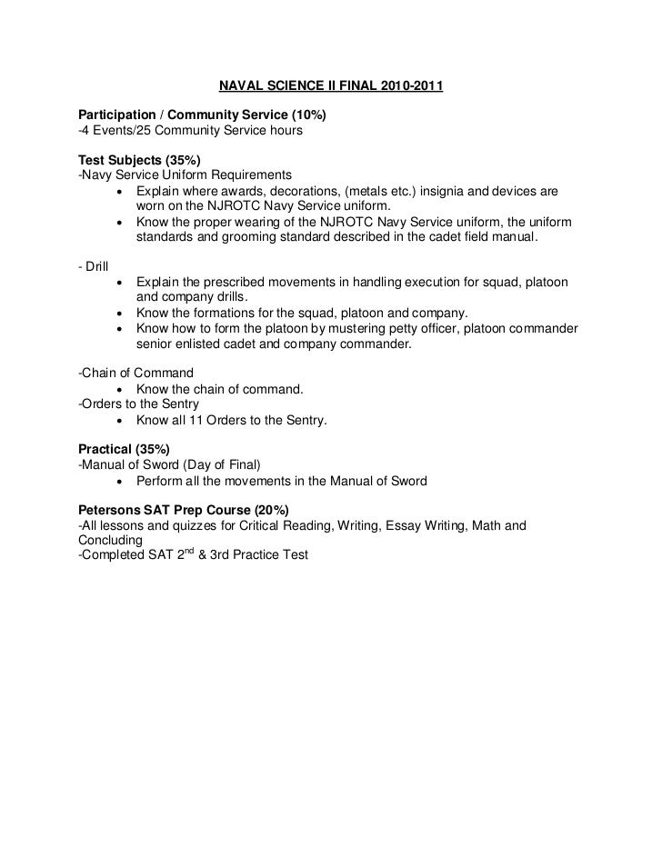 Naval science ii final review 2010