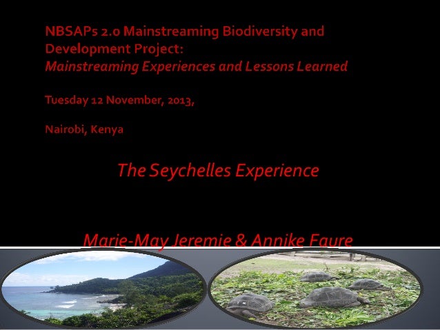 National biodiversity strategy and action plan india ppt