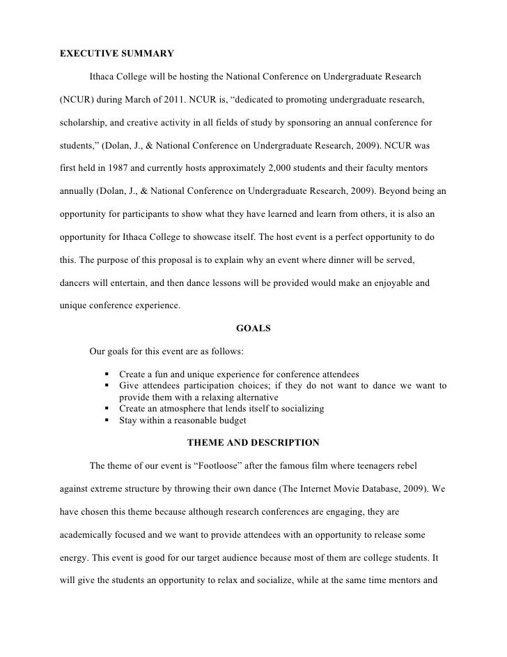 conference summary template