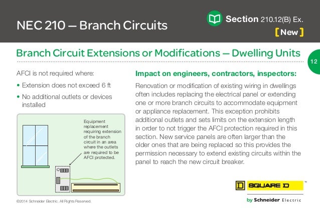 National Electrical Code: 2014 Code Changes afci wiring methods 