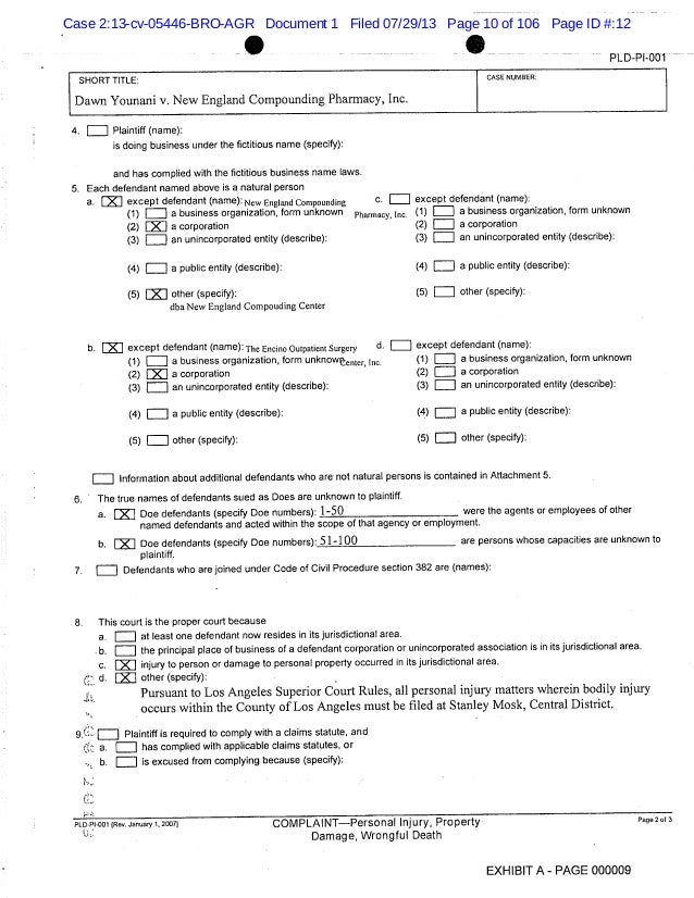 statement of presumed abuse