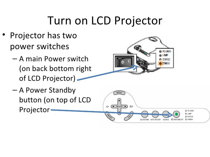 Nec lt 280 lcd projector operating instructions