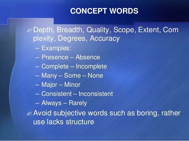 Rubrics for essay type questions