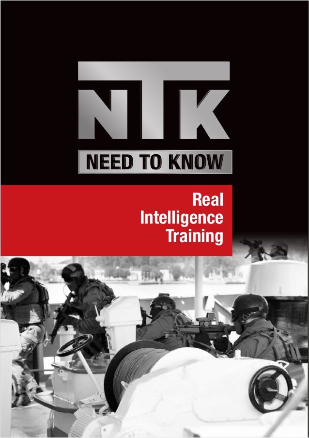 Need To Know Real Intelligence Training