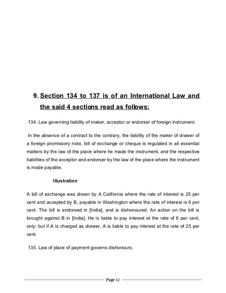 negotiable instruments sections 2017-1-12 banking, insurance law and negotiable instruments cases selected and edited by sections 138-147) the negotiable instruments (amendment) ii. negotiable instruments sections 2017-1-12 banking, insurance law and negotiable instruments cases selected and edited by sections 138-147) the negotiable instruments (amendment) ii.