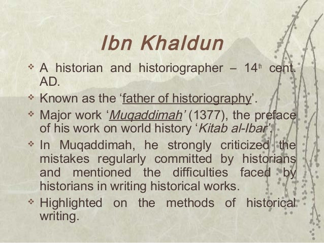 Ibn khaldun an essay in interpretation