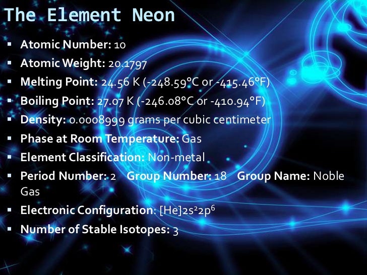 Phase At Room Temperature Of Neon Phase At Room Temperature Of Neon