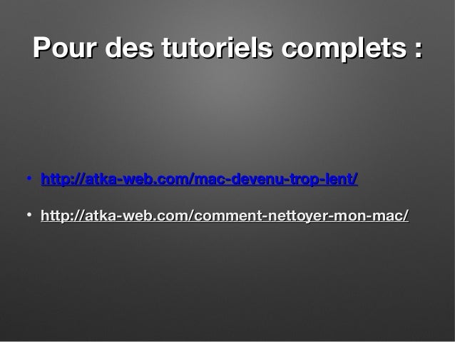 comment nettoyer mon mac