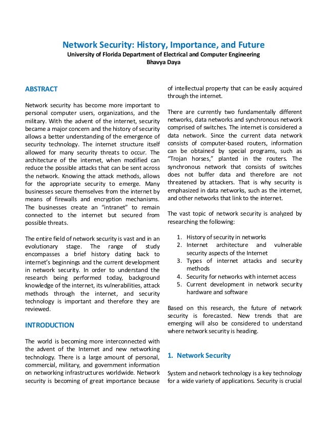 internet security essay