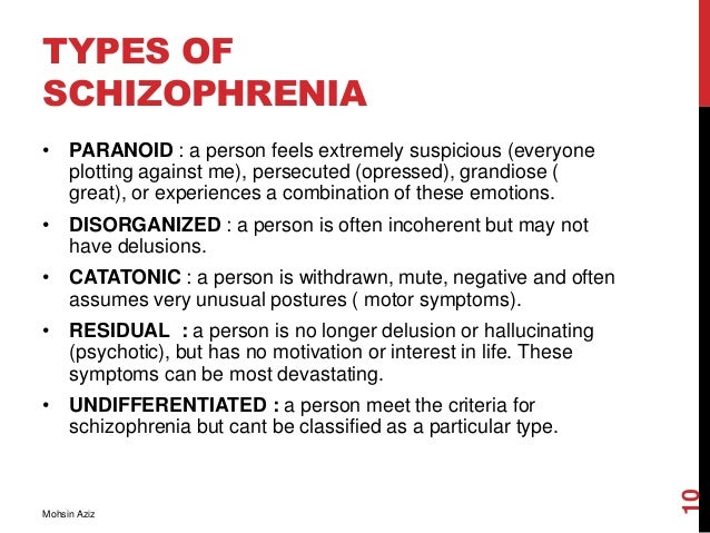 dating someone with mild schizophrenia