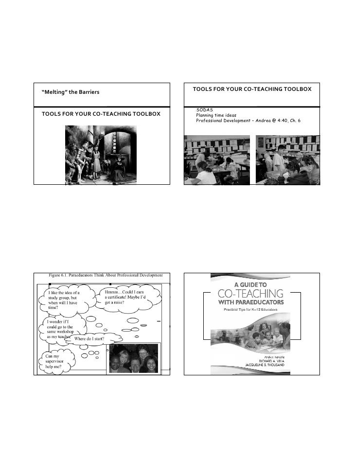 Paraeducators as Co-Teachers: A Fantasy or Reality? Paraeducators as Co-Teachers: A Fantasy or Reality?
