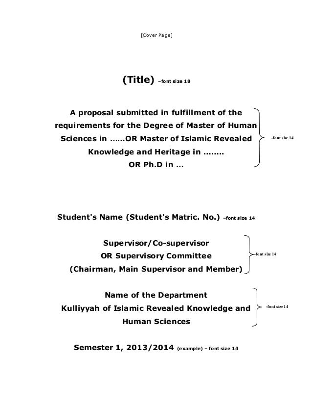 Dissertation proposal format template