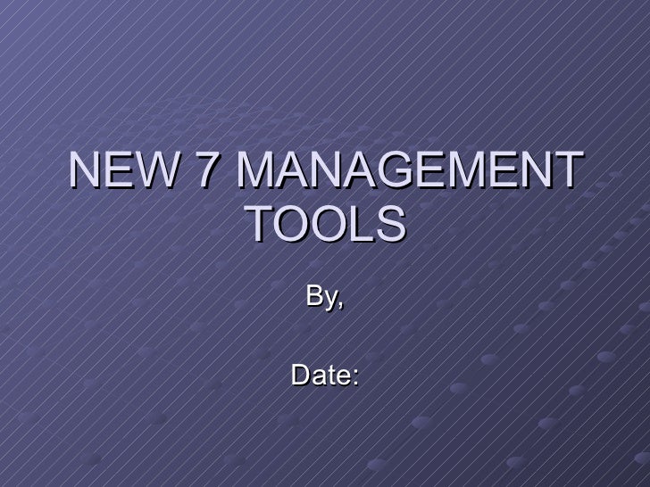 New 7 Tools Quality Management