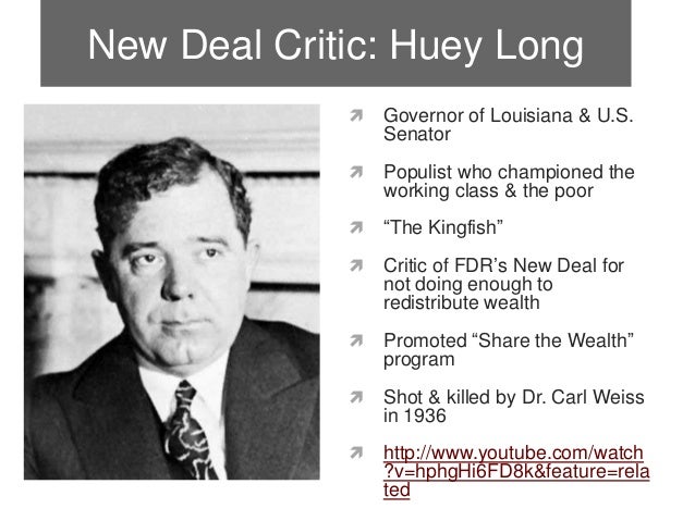 New deal programs essay