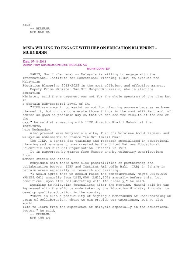 New education plan is about quality over quantity