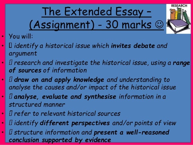 Higher history extended essay example