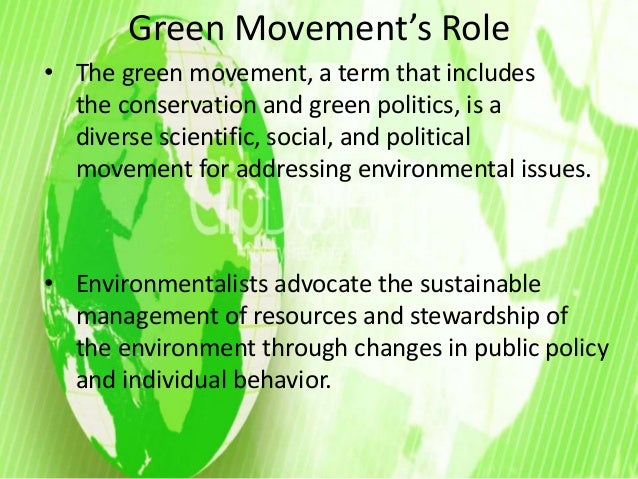 Going Green Essay