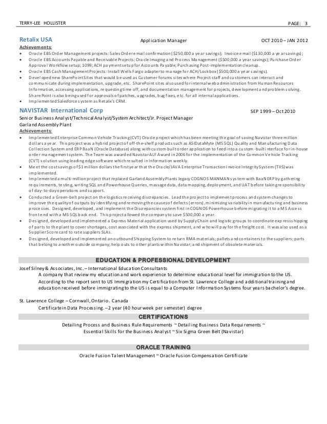 Division order analyst resume