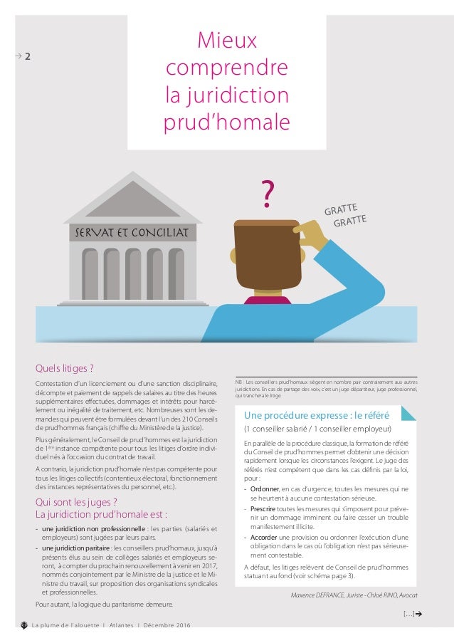 La juridiction prud'homale décembre 2016