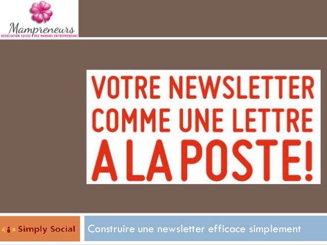 comment construire une newsletter