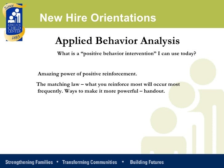 Applied Behavior Analysis