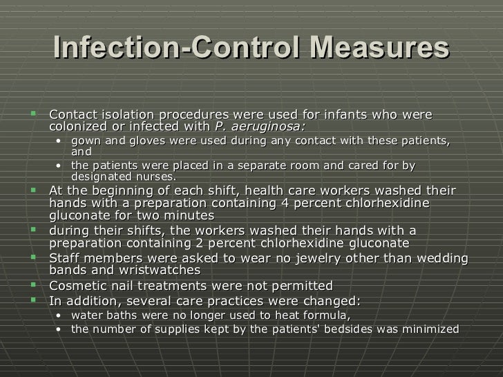 Nicu Infection Control