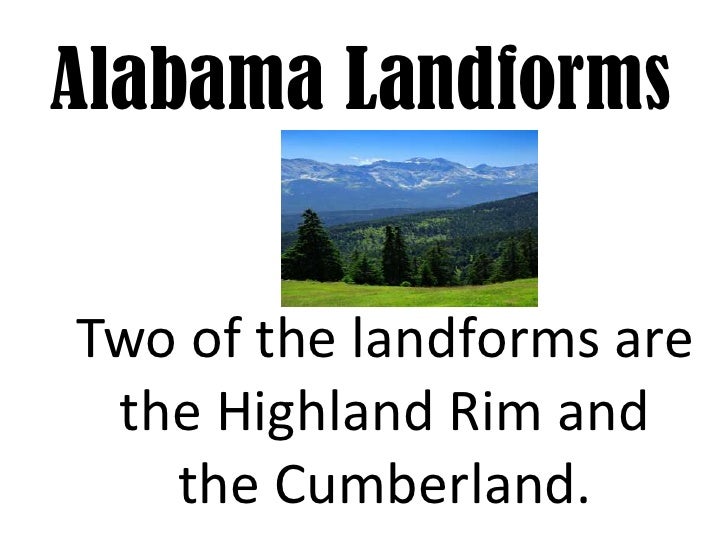 Alabama Landforms Pictures 27