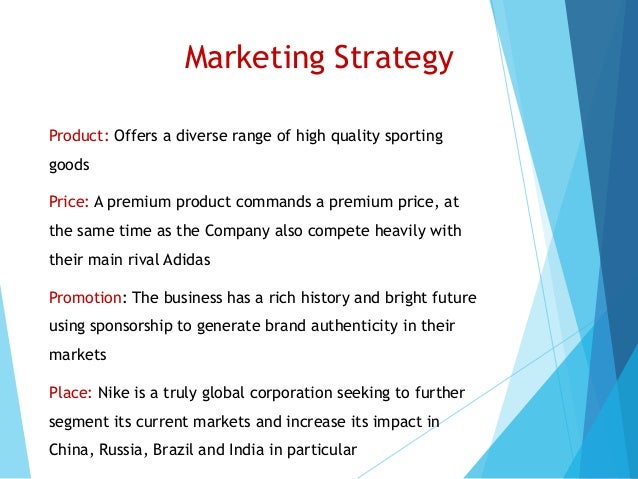 nike sales strategy